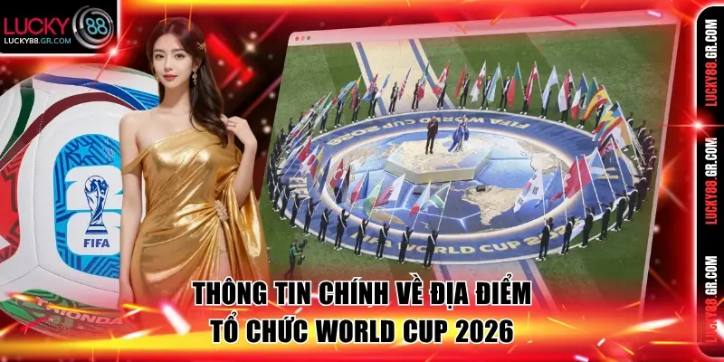 Thông tin chính về địa điểm tổ chức World Cup 2026